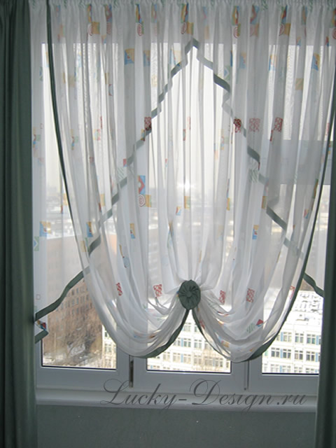фото штор окна с балконной дверью